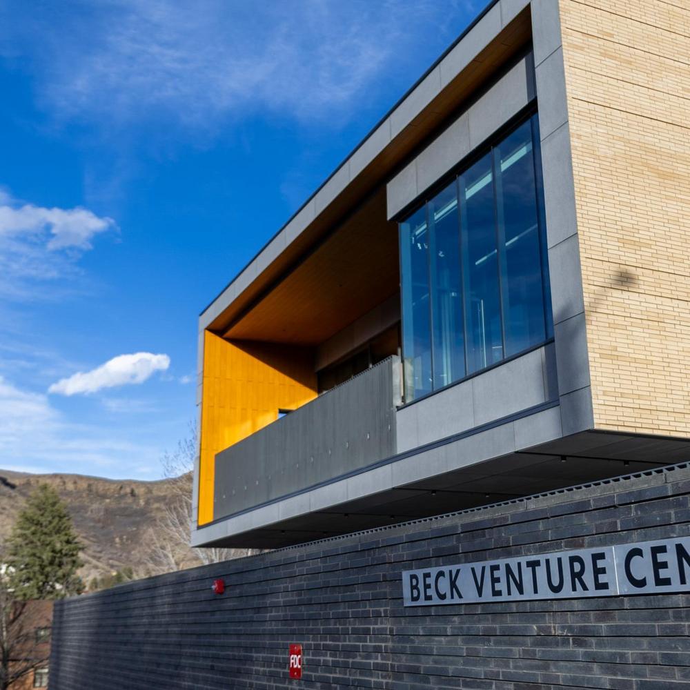 Beck Venture Center A view of the side of Beck Venture Center on a sunny day